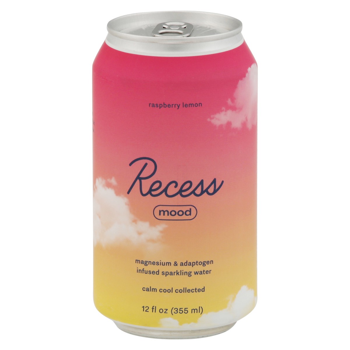 Recess Mood Infused Raspberry Lemon Sparkling Water 12 fl oz 12 fl oz ...