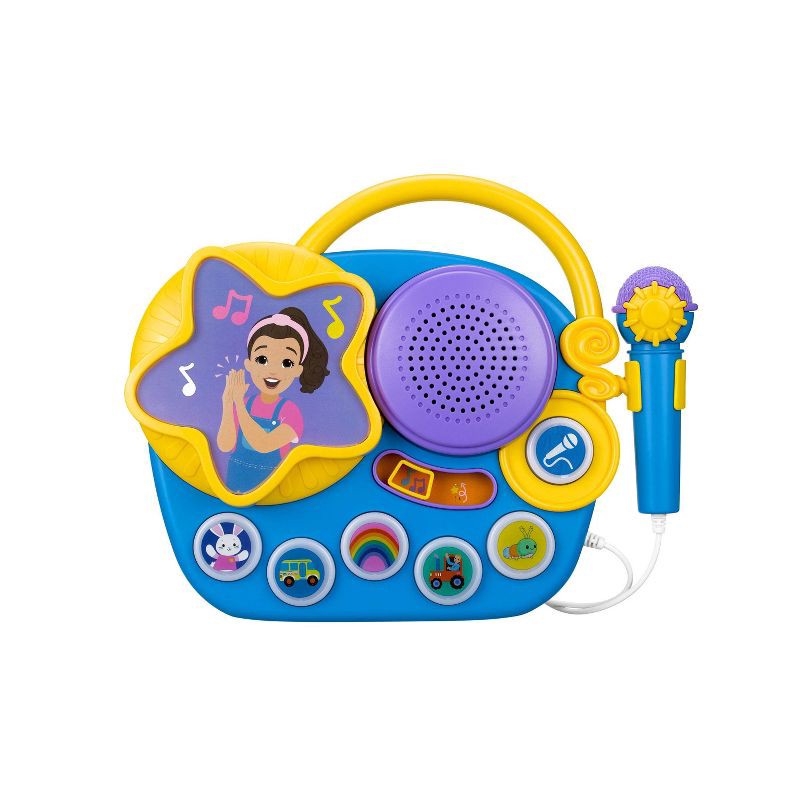 slide 1 of 6, Ms. Rachel Sing Along Boombox: Music & Light Up Toy Player, Plastic, Educational Music Focus, 1 lb, 1 lb