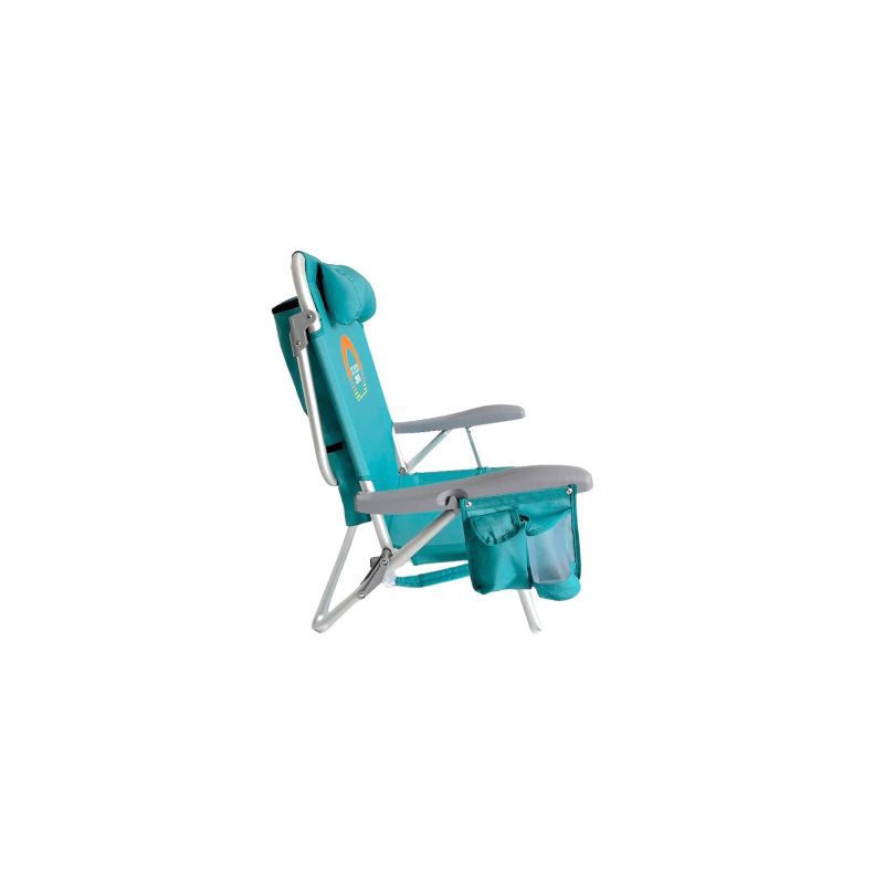 slide 2 of 5, Ocean Zero Lay Flat Backpack Chair Aqua, 1 ct