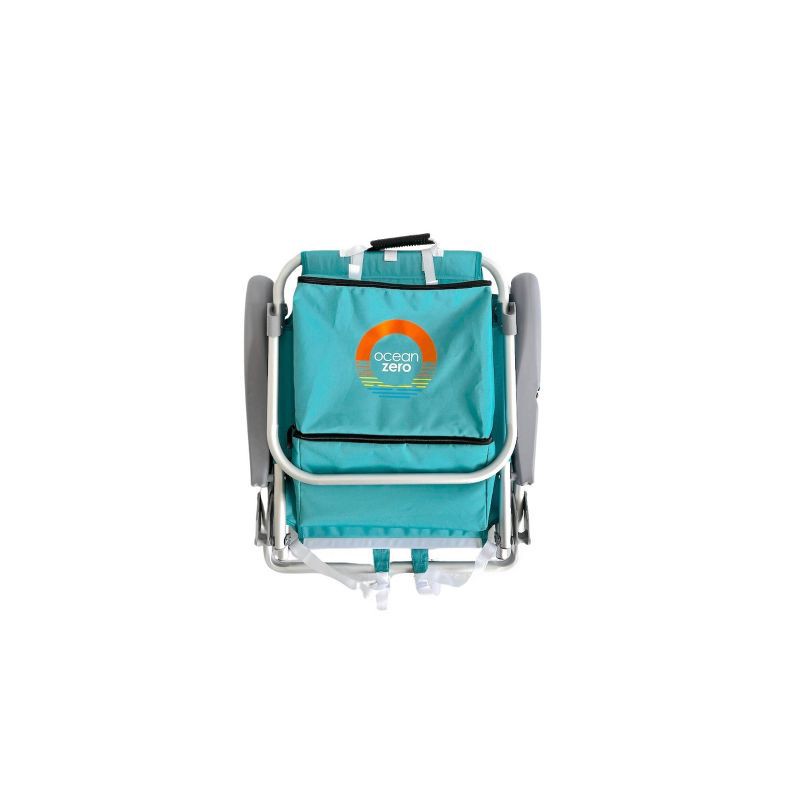 slide 4 of 5, Ocean Zero Lay Flat Backpack Chair Aqua, 1 ct