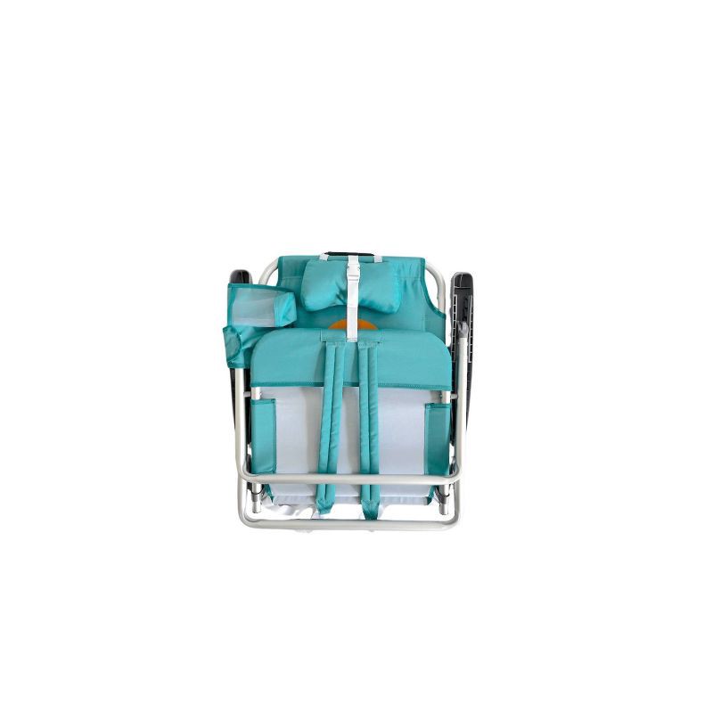 slide 5 of 5, Ocean Zero Lay Flat Backpack Chair Aqua, 1 ct