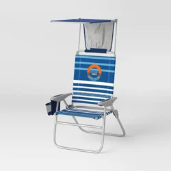 Ocean Zero Sun Block Chair Blue White light Blue Stripe