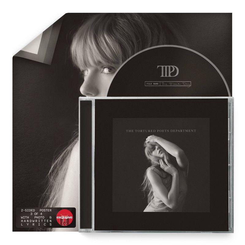 slide 1 of 1, Universal Music Group Taylor Swift - The Tortured Poets Department + Bonus Track “The Black Dog” (Target Exclusive, CD), 1 ct