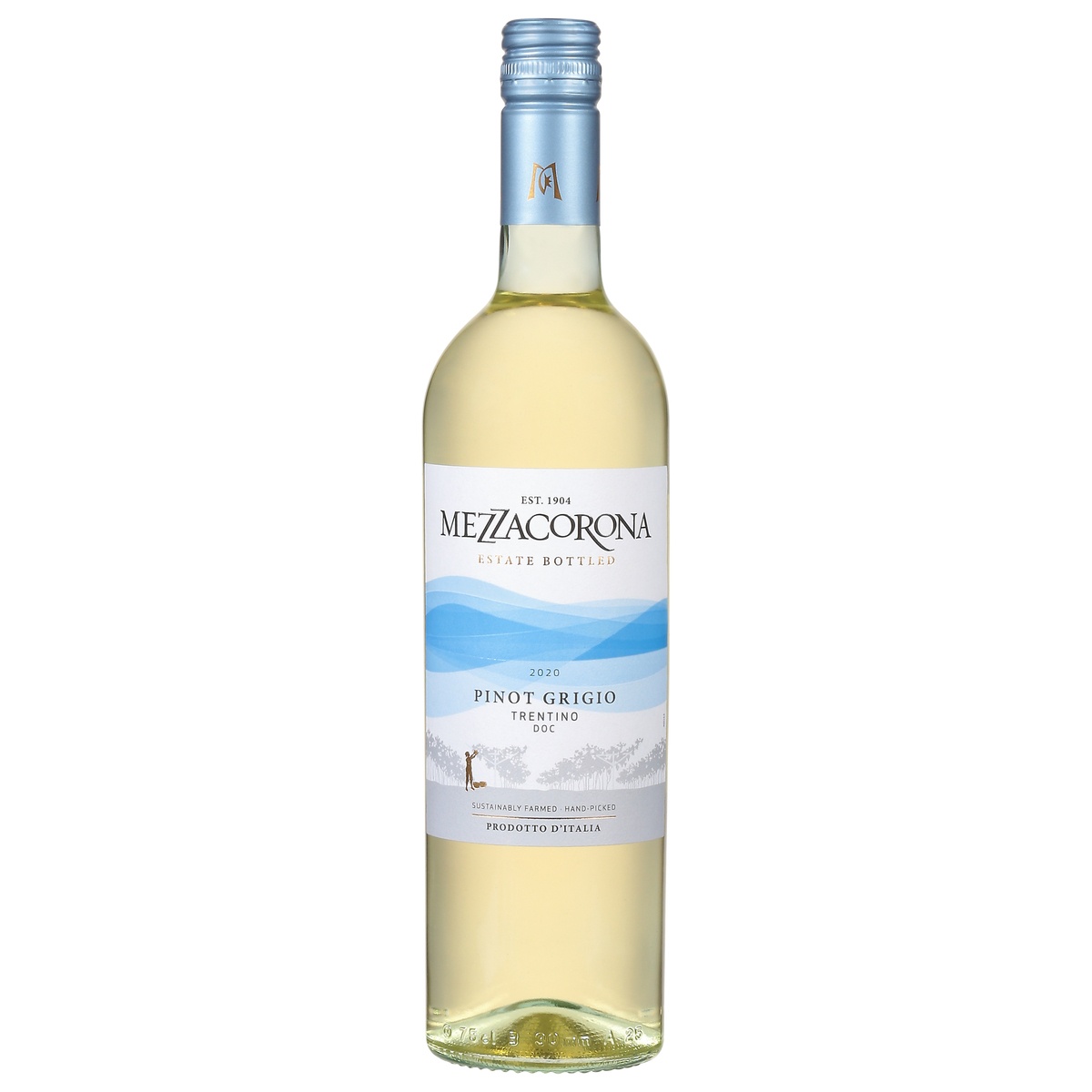 slide 1 of 1, Mezzacorona Pinot Grigio White Wine, 750 ml