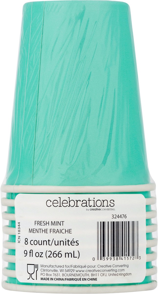slide 3 of 10, Celebrations 9 Ounce Fresh Mint Cups 8 ea, 8 ct