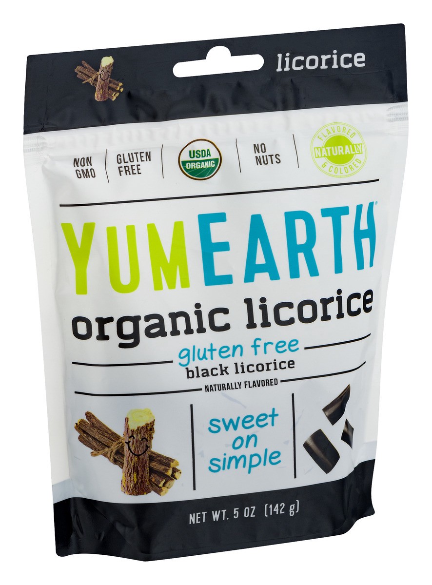 slide 6 of 11, YumEarth Organic Black Licorice, 5 oz