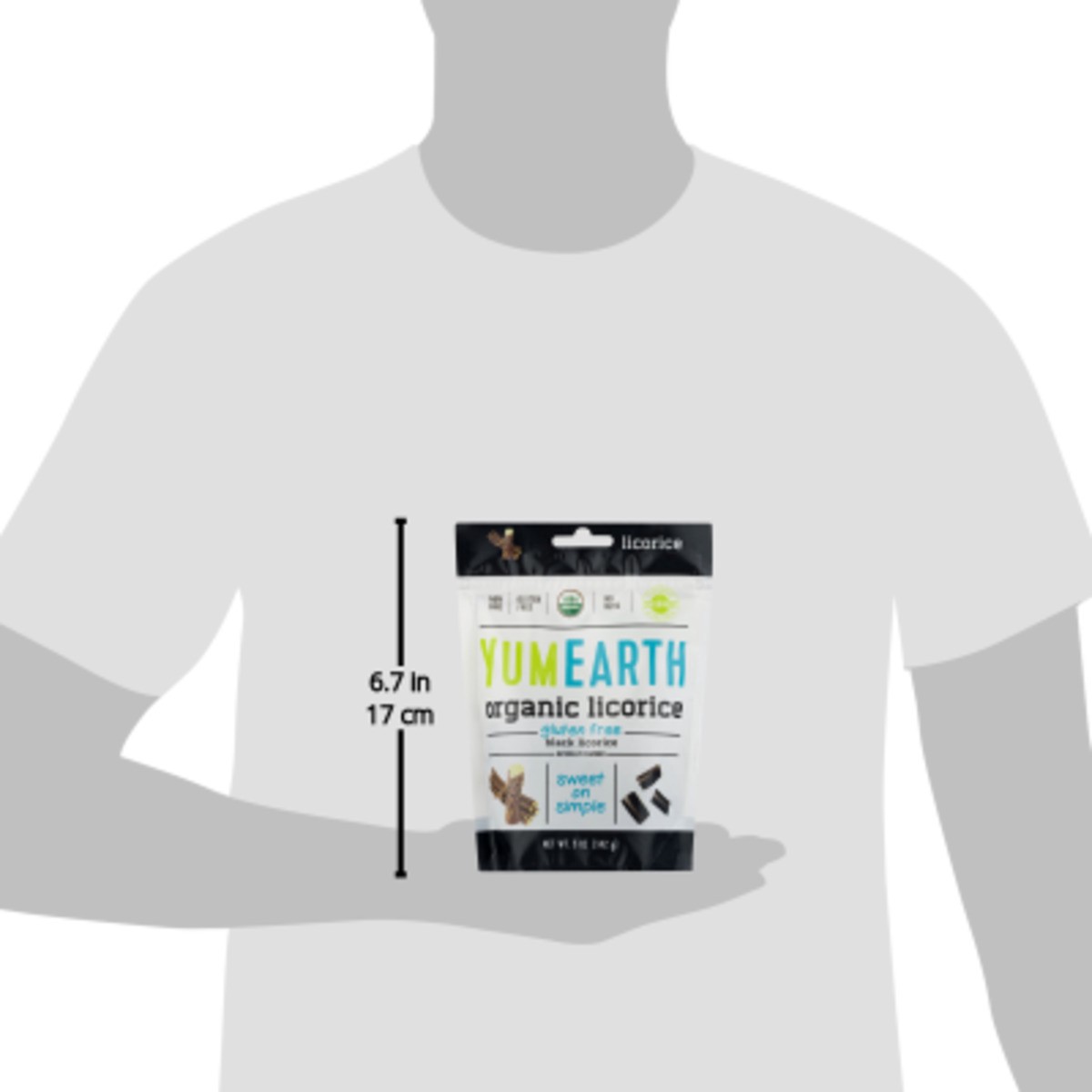 slide 4 of 11, YumEarth Organic Black Licorice, 5 oz