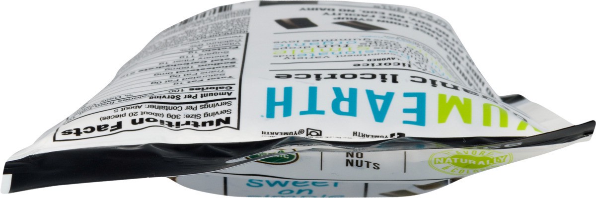 slide 10 of 11, YumEarth Organic Black Licorice, 5 oz