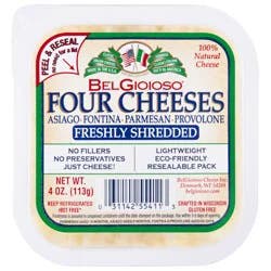 BelGioioso Four Cheeses, Freshly Shredded