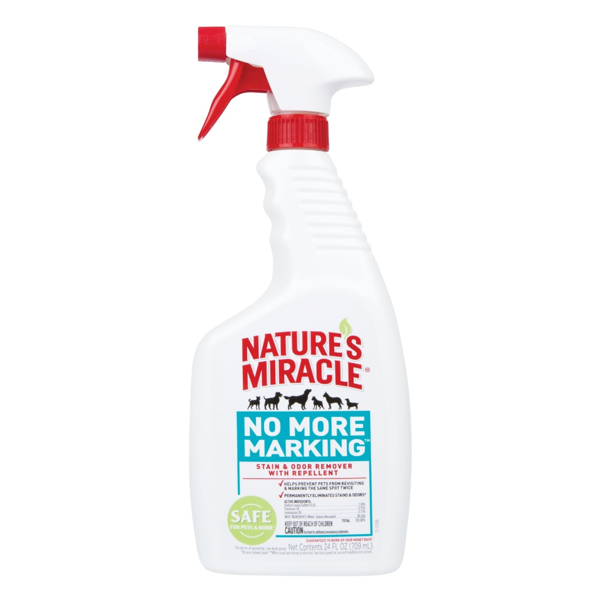 slide 1 of 1, Nature's Miracle No More Marking Stain & Odor Remover, 24 fl oz