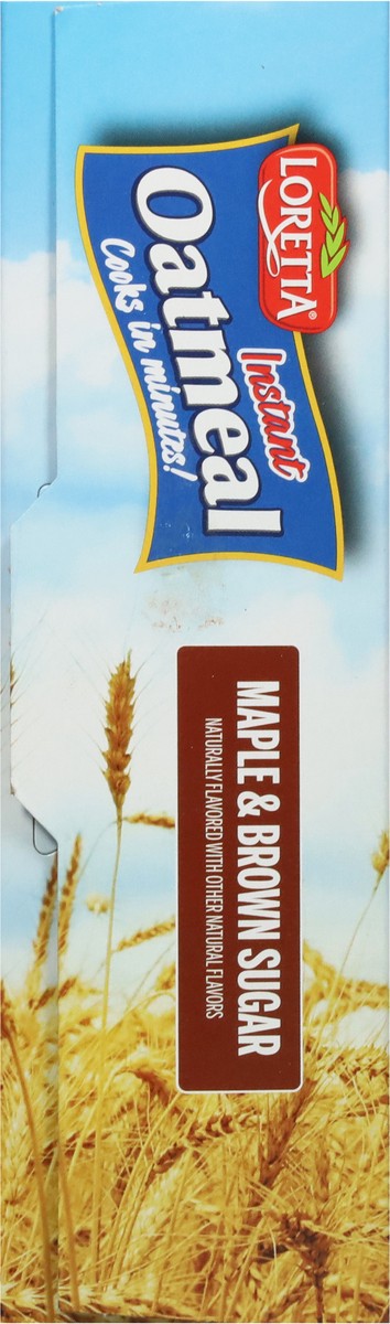 slide 7 of 9, Loretta Instant Maple & Brown Sugar Oatmeal 6 Packets, 6 ct