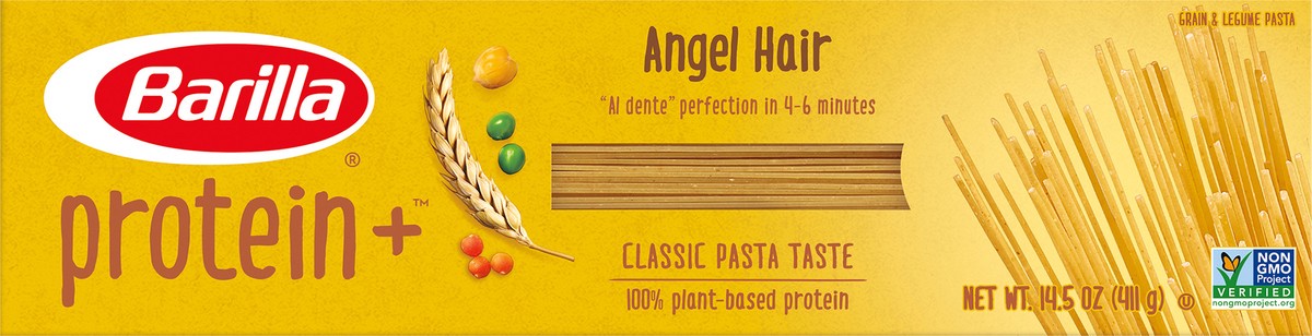 slide 5 of 9, Barilla Proteinplus Multigrain Angel Hair Pasta, 14.5 oz