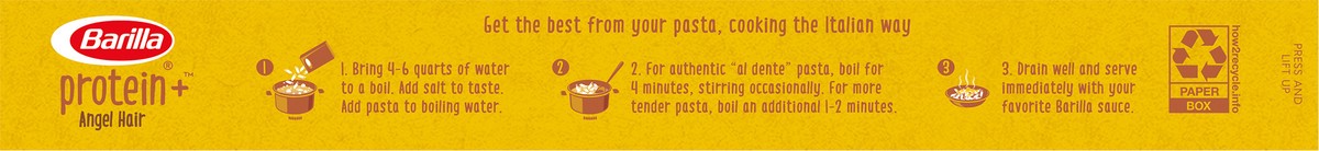 slide 7 of 9, Barilla Proteinplus Multigrain Angel Hair Pasta, 14.5 oz