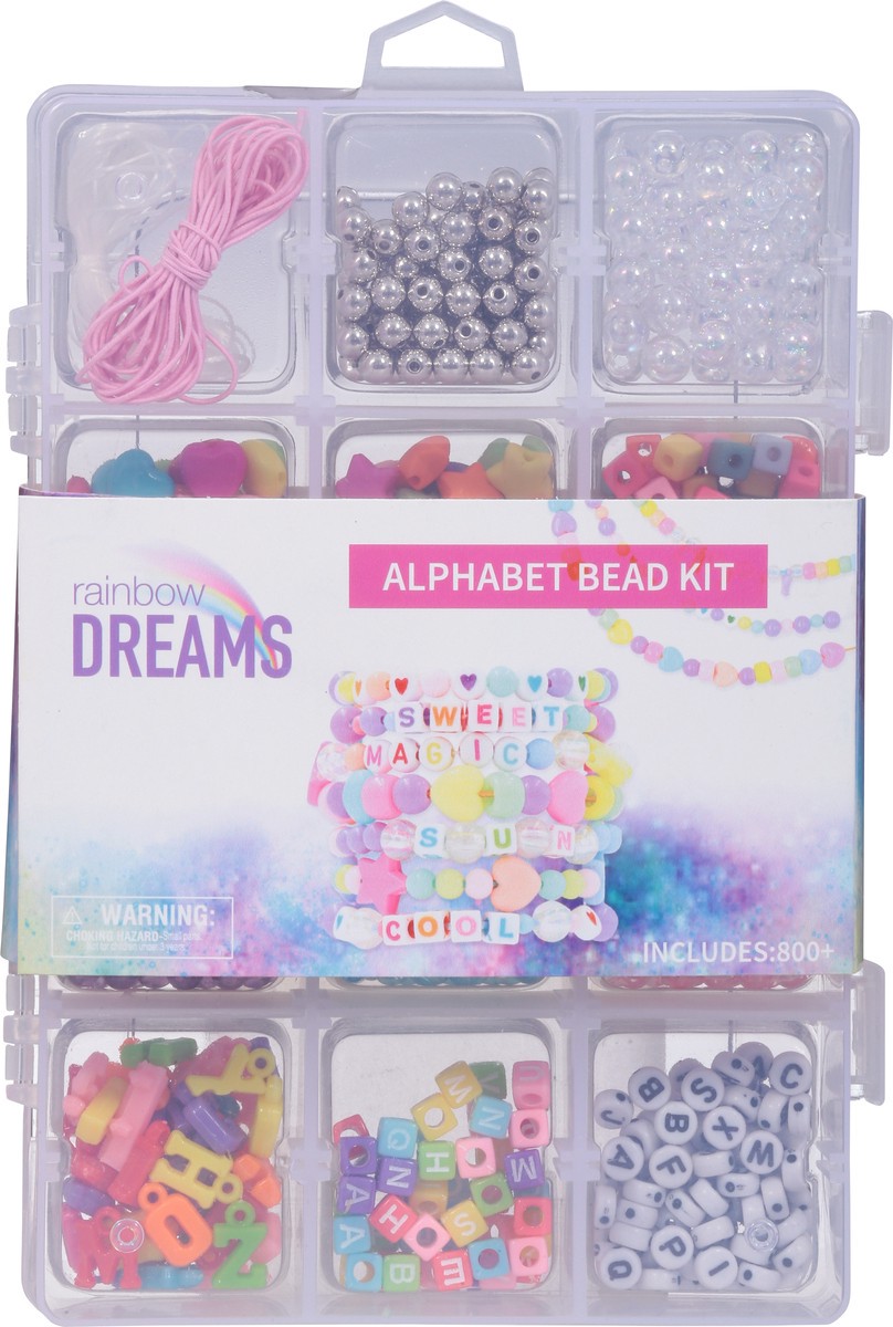 slide 4 of 11, Rainbow Dreams Alphabet Bead Kit 1 ea, 1 ct