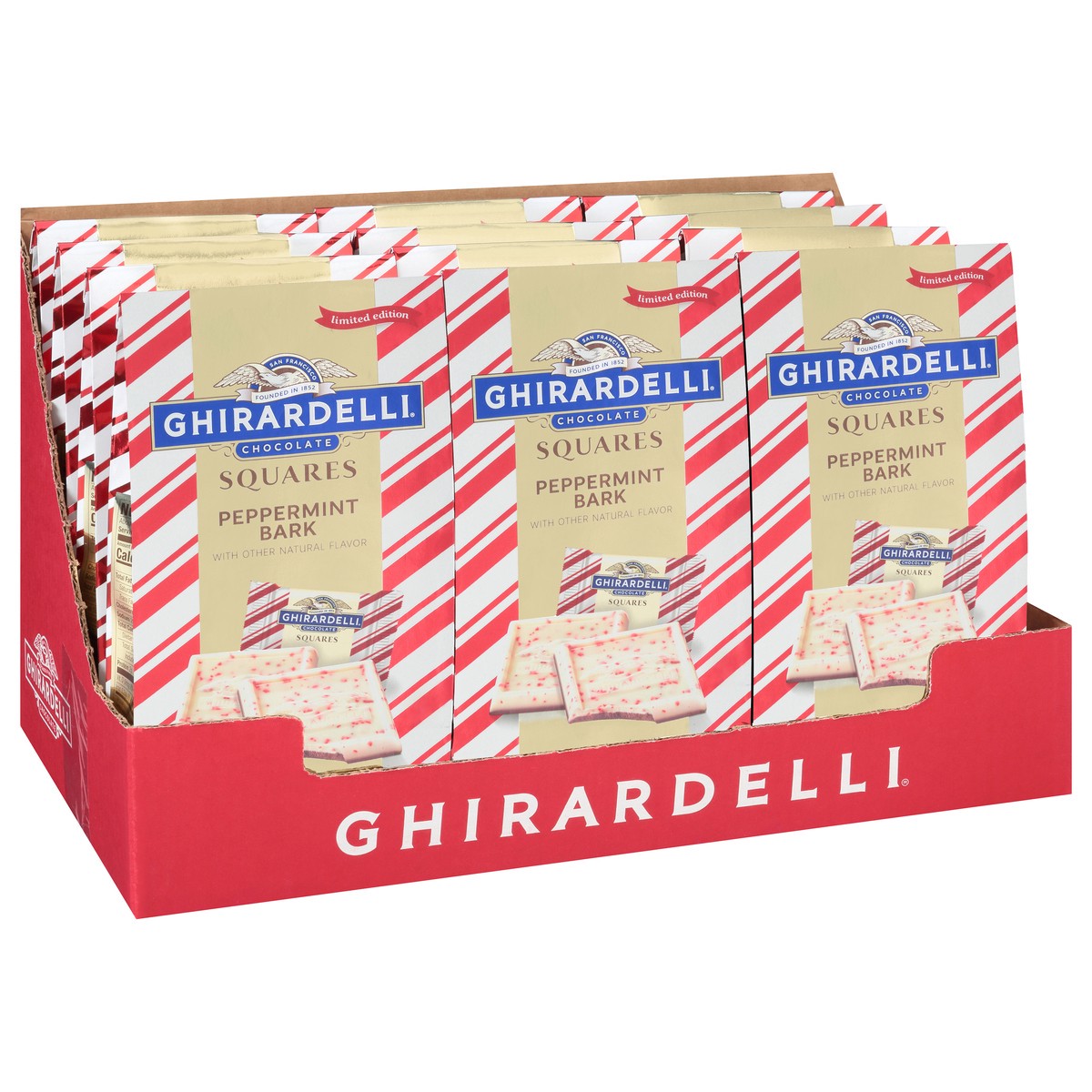slide 4 of 9, Ghirardelli Peppermint Bark Bag, 7.9 oz