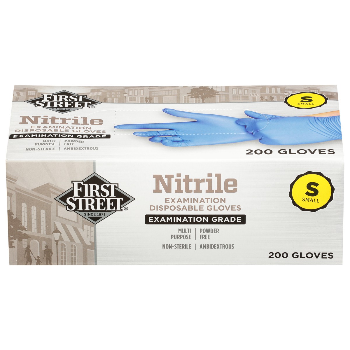 slide 1 of 12, First Street Nitrile Gloves Small, 200 ct