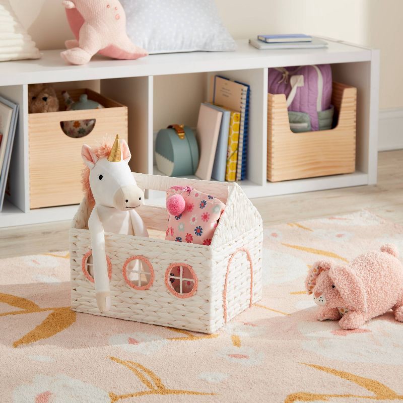 slide 2 of 3, House Kids' Book Storage White - Pillowfort™, 1 ct