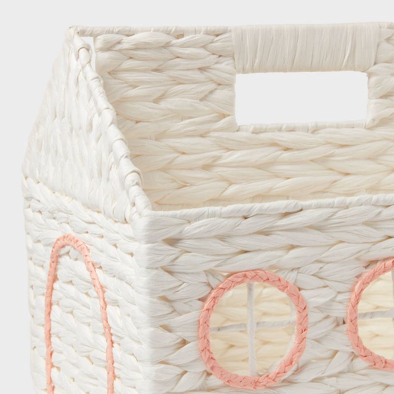 slide 3 of 3, House Kids' Book Storage White - Pillowfort™, 1 ct