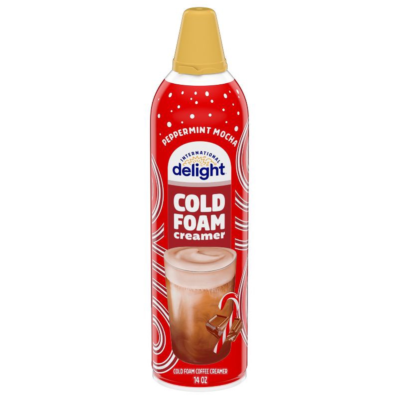 slide 1 of 12, International Delight Cold Foam Peppermint Mocha Creamer - 14 fl oz, 14 fl oz