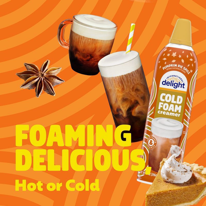 slide 4 of 10, International Delight Cold Foam Pumpkin Spice Creamer - 14 fl oz, 14 fl oz