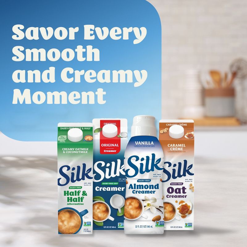 slide 6 of 11, Silk Oat Dark Chocolate Peppermint Creamer - 32 fl oz, 32 fl oz