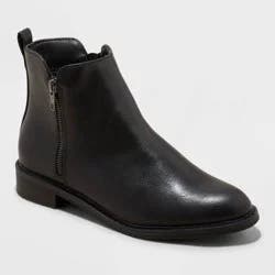 Women's Brenna Ankle Boots with Memory Foam Insole - Universal Thread™ Black 6.5