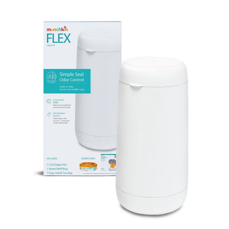 slide 1 of 10, Munchkin Flex Diaper Pail, 1 ct