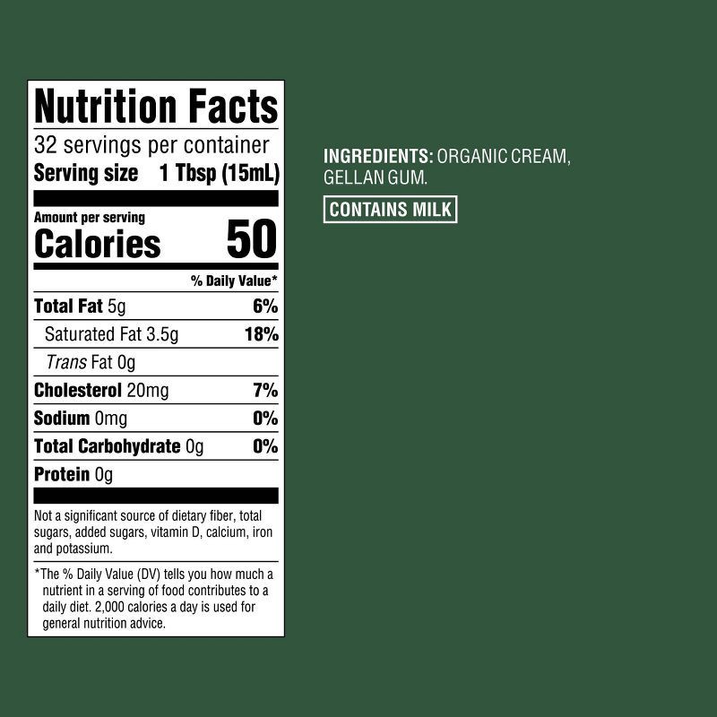 slide 4 of 4, Organic Heavy Whipping Cream - 16 fl oz - Good & Gather™, 16 fl oz