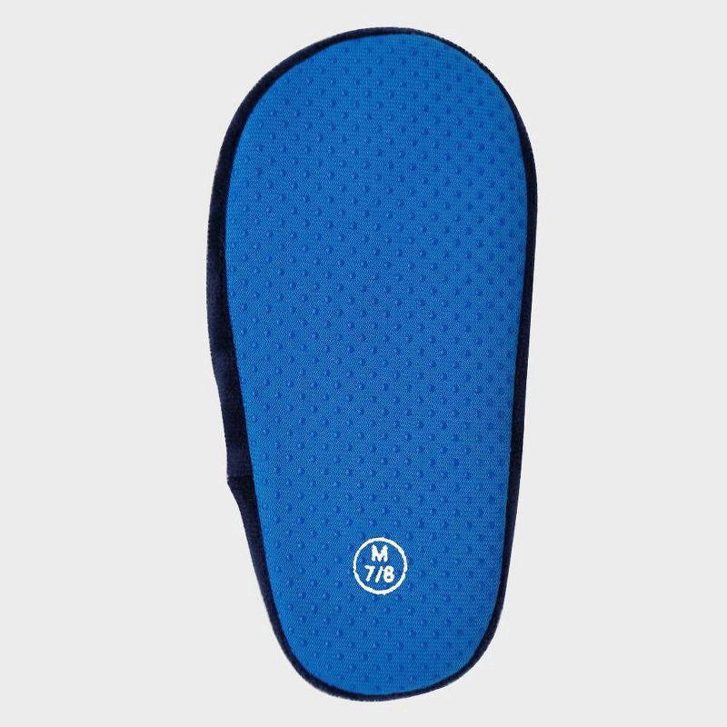 slide 3 of 7, PAW Patrol Toddler Slippers - Blue 5T-6T: Slip-On Sock Slippers, Chase & Marshall Design, Closed Round Toe, Medium Width, 1 ct