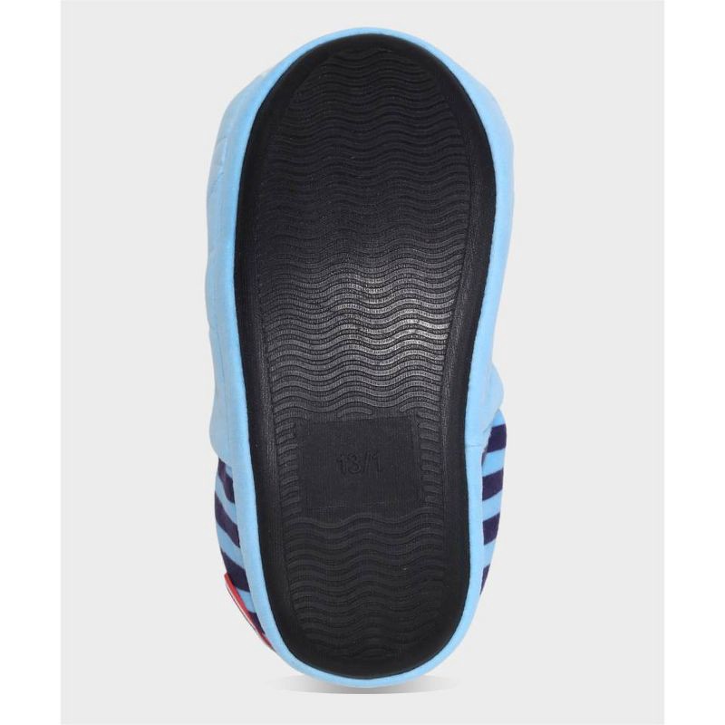 slide 5 of 6, Bluey & Bingo Toddler 3D Head Slippers - Blue/Orange 9T-10T: Kids Slip-On House Shoes, Lightweight, Closed Round Toe, 1 ct