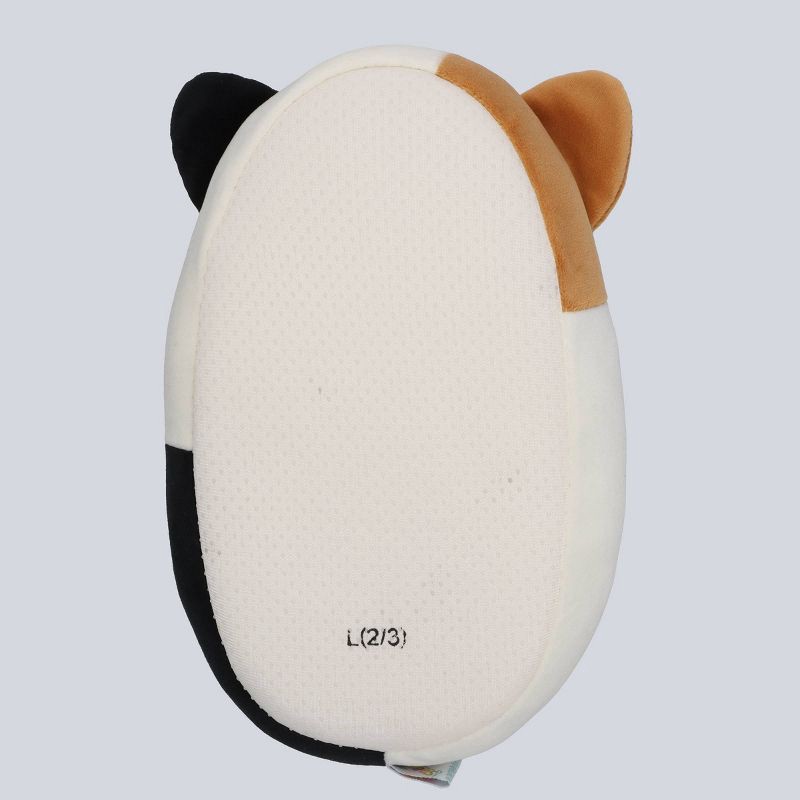 slide 4 of 4, Squishmallows Kids' Cam the Cat Plush Slippers - Off-White 2-3: Cushioned Footbed, Slip-On Design, 1 ct