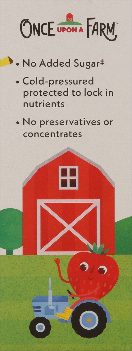 slide 8 of 9, Once Upon a Farm 4 Pack Organic Dairy Free Strawberry Banana Swirl Smoothie 4 - 4 oz Pouches, 4 ct