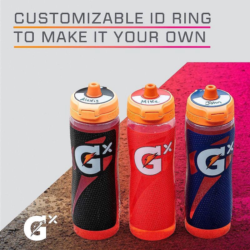 slide 6 of 8, NFL Buffalo Bills Gatorade Gx Plastic Water Bottle - 30oz: Portable Drinkware, NFL Licensed, 30 oz