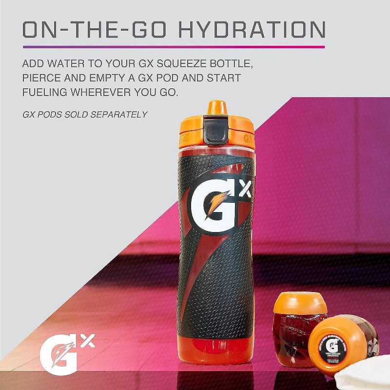 slide 5 of 8, NFL Chicago Bears Gatorade Gx Plastic Water Bottle - 30oz: Portable Drinkware, Navy Blue, 30 oz