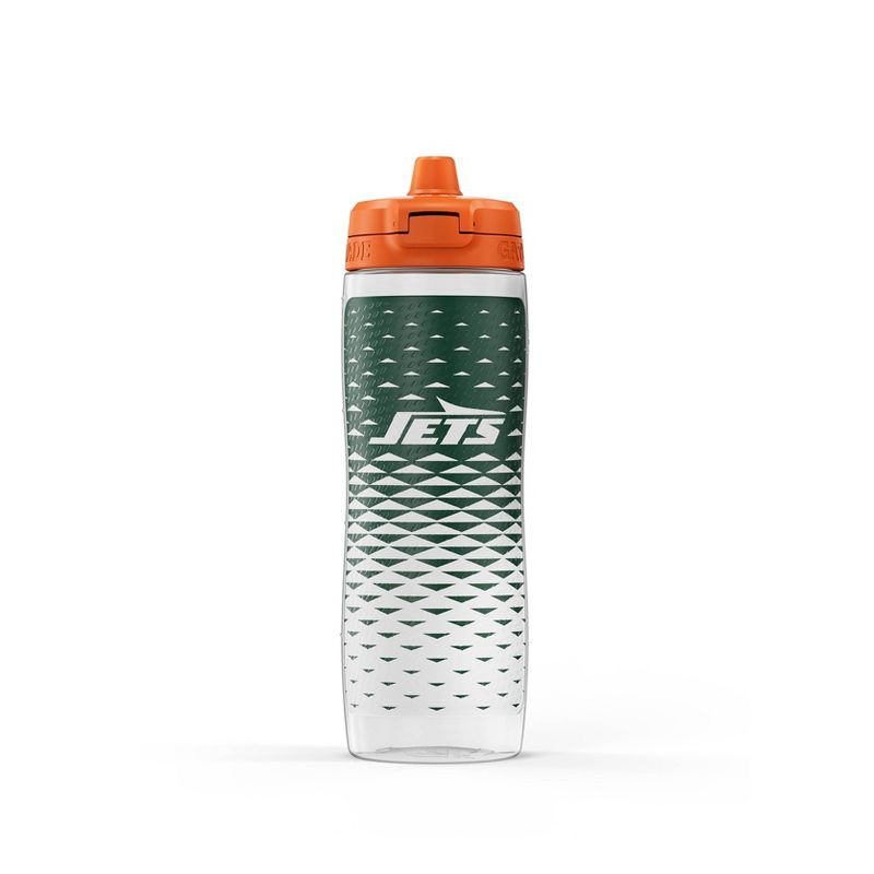 slide 3 of 9, NFL New York Jets Gatorade Gx Plastic Water Bottle - 30oz: Portable Drinkware, 10" Height, 30 oz