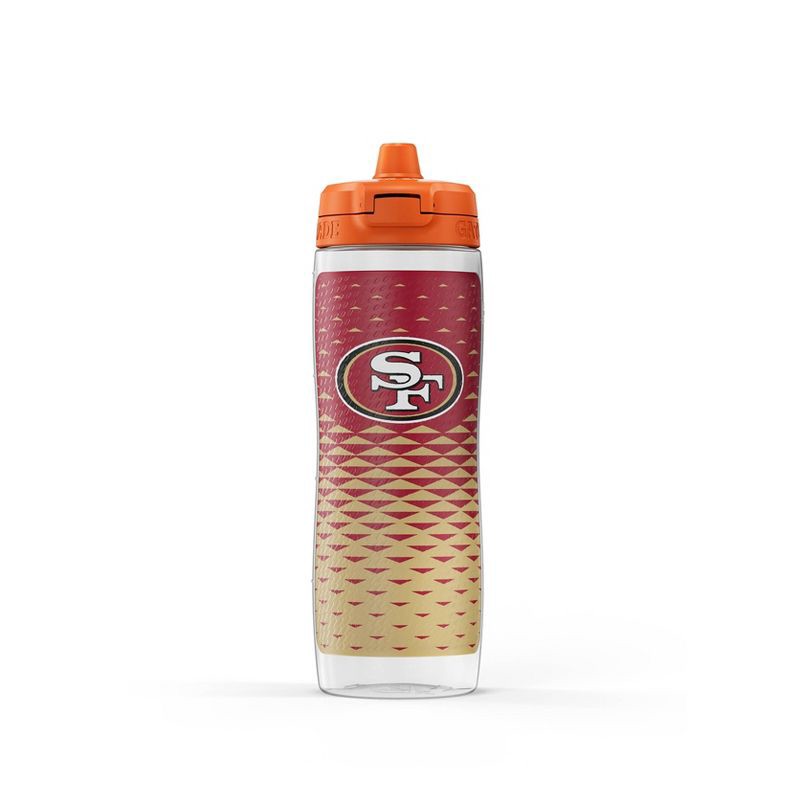 slide 3 of 9, NFL San Francisco 49ers Gatorade Gx Plastic Water Bottle - 30oz: Portable Drinkware, 30 oz