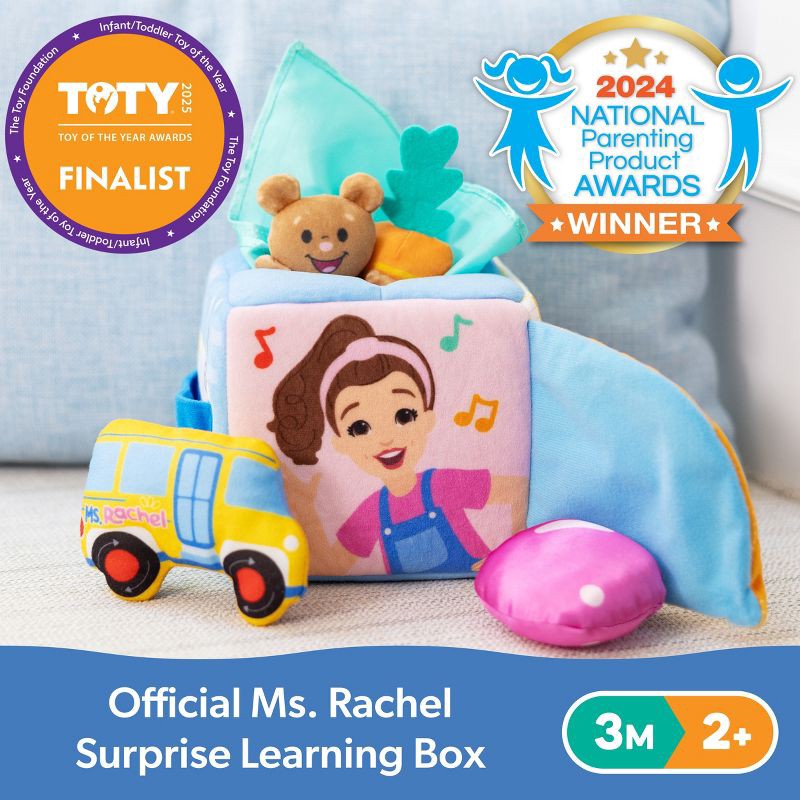 slide 3 of 11, Ms. Rachel Surprise Learning Box Baby Toy, 1 ct
