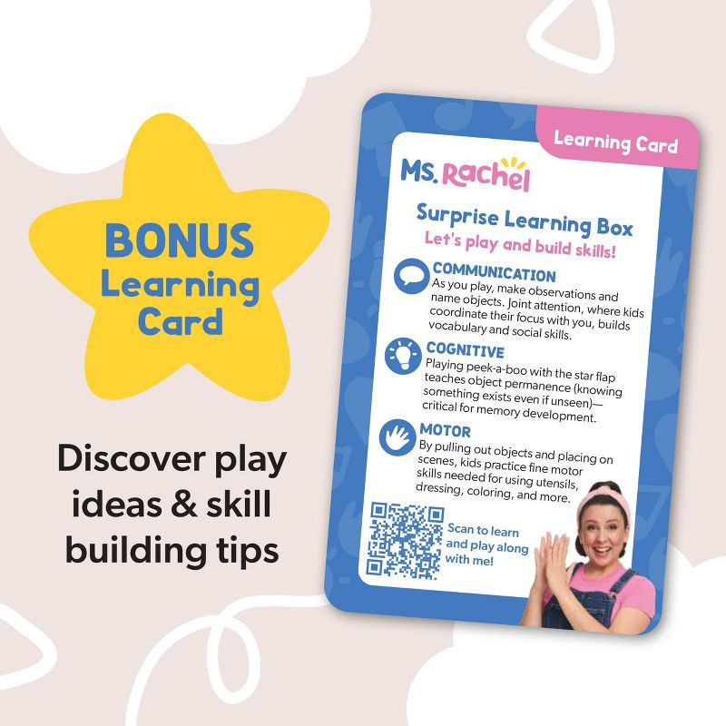 slide 9 of 11, Ms. Rachel Surprise Learning Box Baby Toy, 1 ct