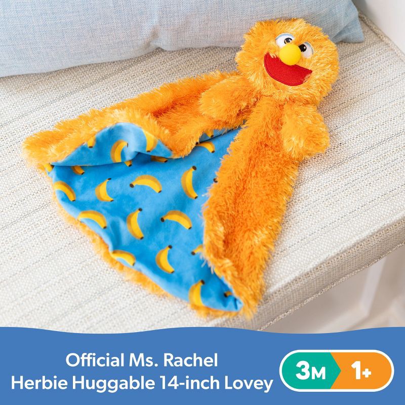 slide 3 of 10, Ms. Rachel Herbie Huggable Lovey Toy, 1 ct