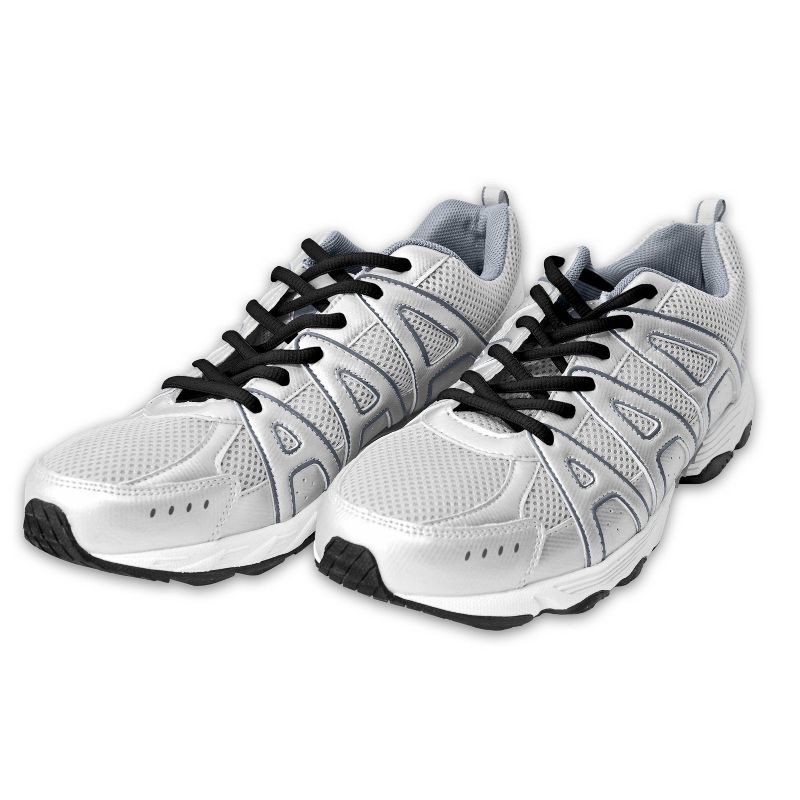 slide 4 of 4, Shoe Gear Oval Shoe Laces - Black 36": Nylon Shoelaces for Shoes, 1 ct