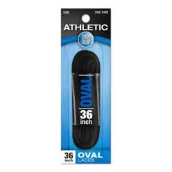 Shoe Gear Oval Shoe Laces - Black 36": Nylon Shoelaces for Shoes
