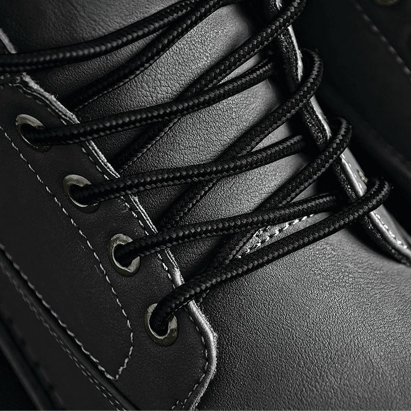 slide 4 of 4, Shoe Gear Round Boot Laces - Black 54": Polyester Shoelaces, 0.16" Width, Shoe Accessories, 1 Pair, 1 ct