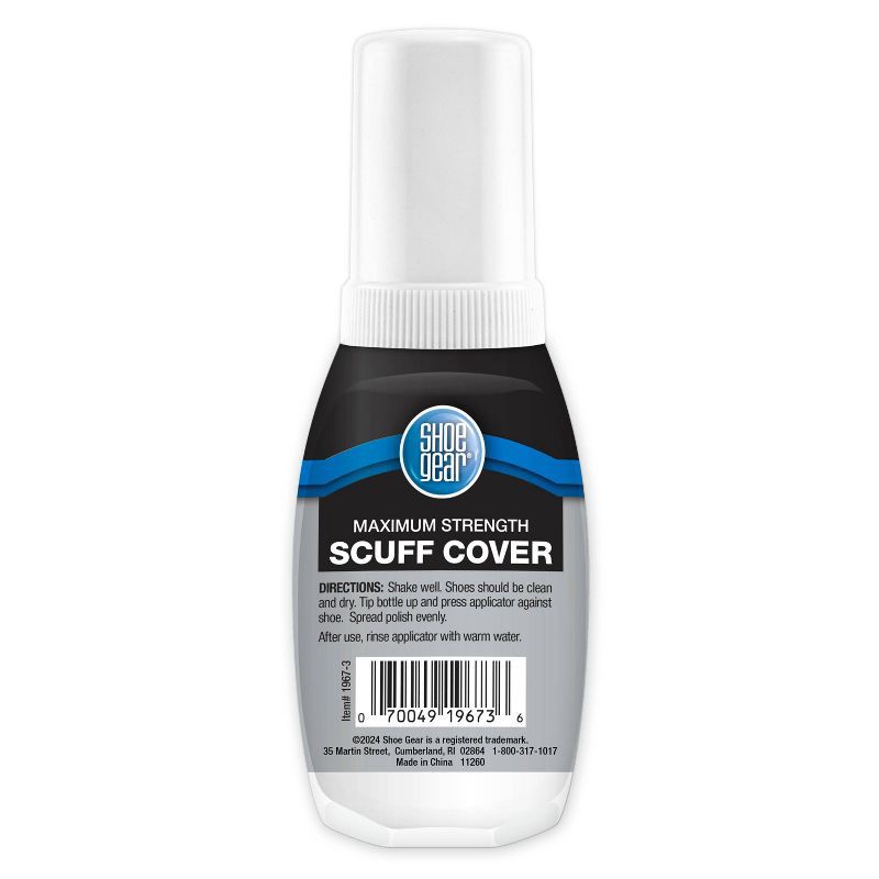 slide 2 of 2, Shoe Gear Scuff Cover Superior Coverage - White 2.5 fl oz: Liquid Shoe Polish & Balm, Shoe Accessories, 1 Pack, 2.5 fl oz, 1 ct