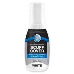 Shoe Gear Scuff Cover Superior Coverage - White 2.5 fl oz: Liquid Shoe Polish & Balm, Shoe Accessories, 1 Pack