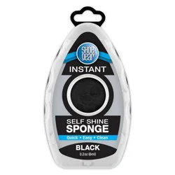 Shoe Gear Instant Shine Sponge - Black 6ml: Wax Shoe Accessory, Polish & Balm, 4.72" x 2.36"