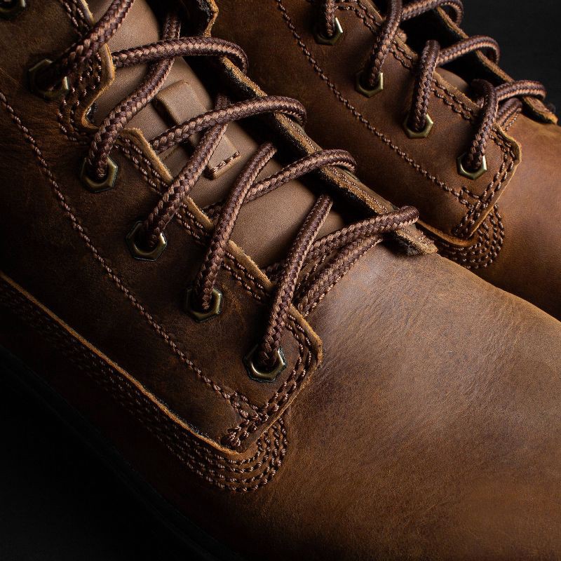 slide 4 of 4, Shoe Gear Round Boot Laces - Brown 54", 1 ct