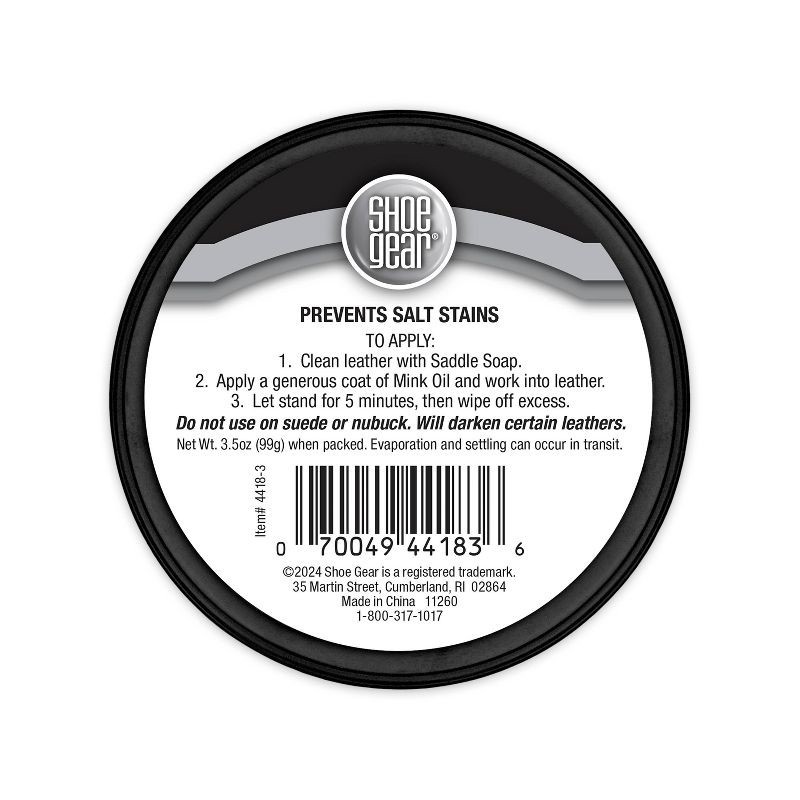 slide 2 of 2, Shoe Gear Mink Oil Conditioner - 3.5oz, 3.5 oz