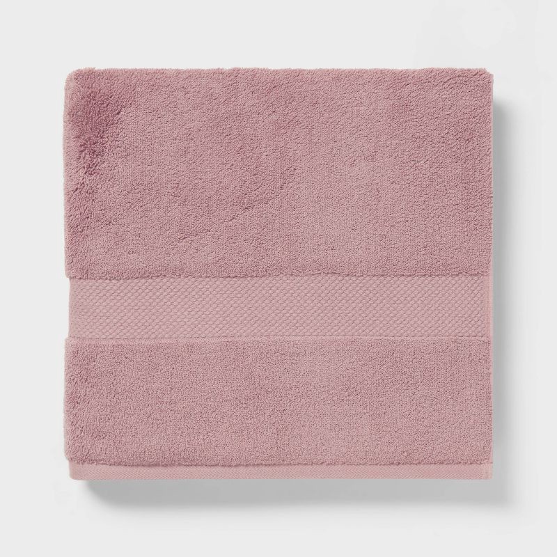 slide 3 of 5, 2pk Performance Plus Bath Towels Rose Pink - Threshold™, 2 ct