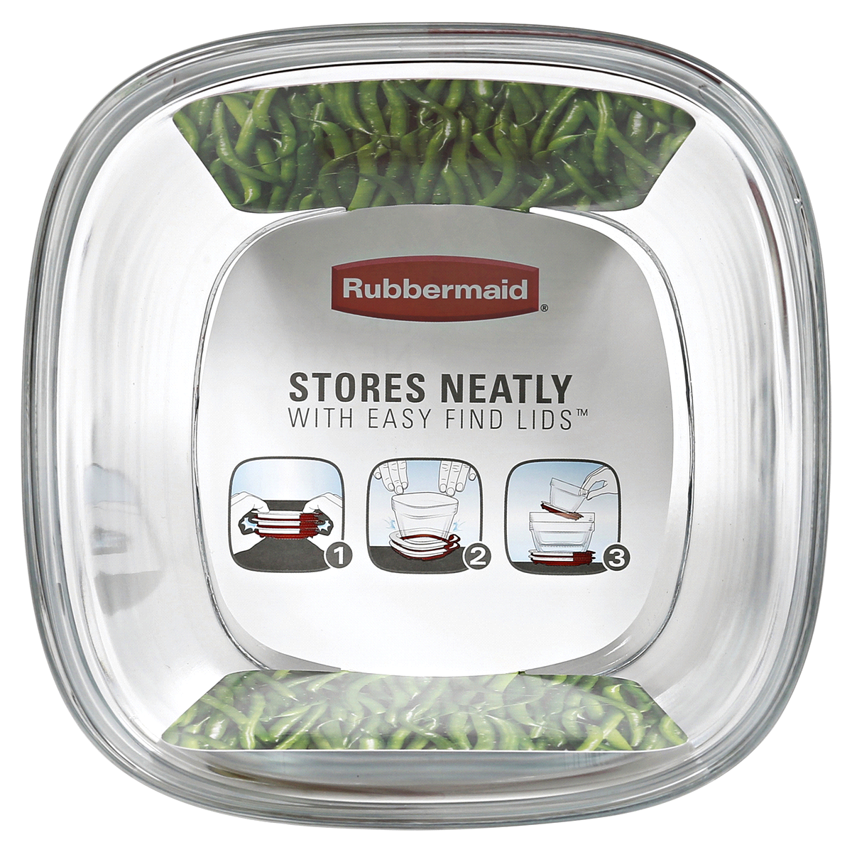 slide 4 of 7, Rubbermaid Glass Food Storage Container, 5.5 cup