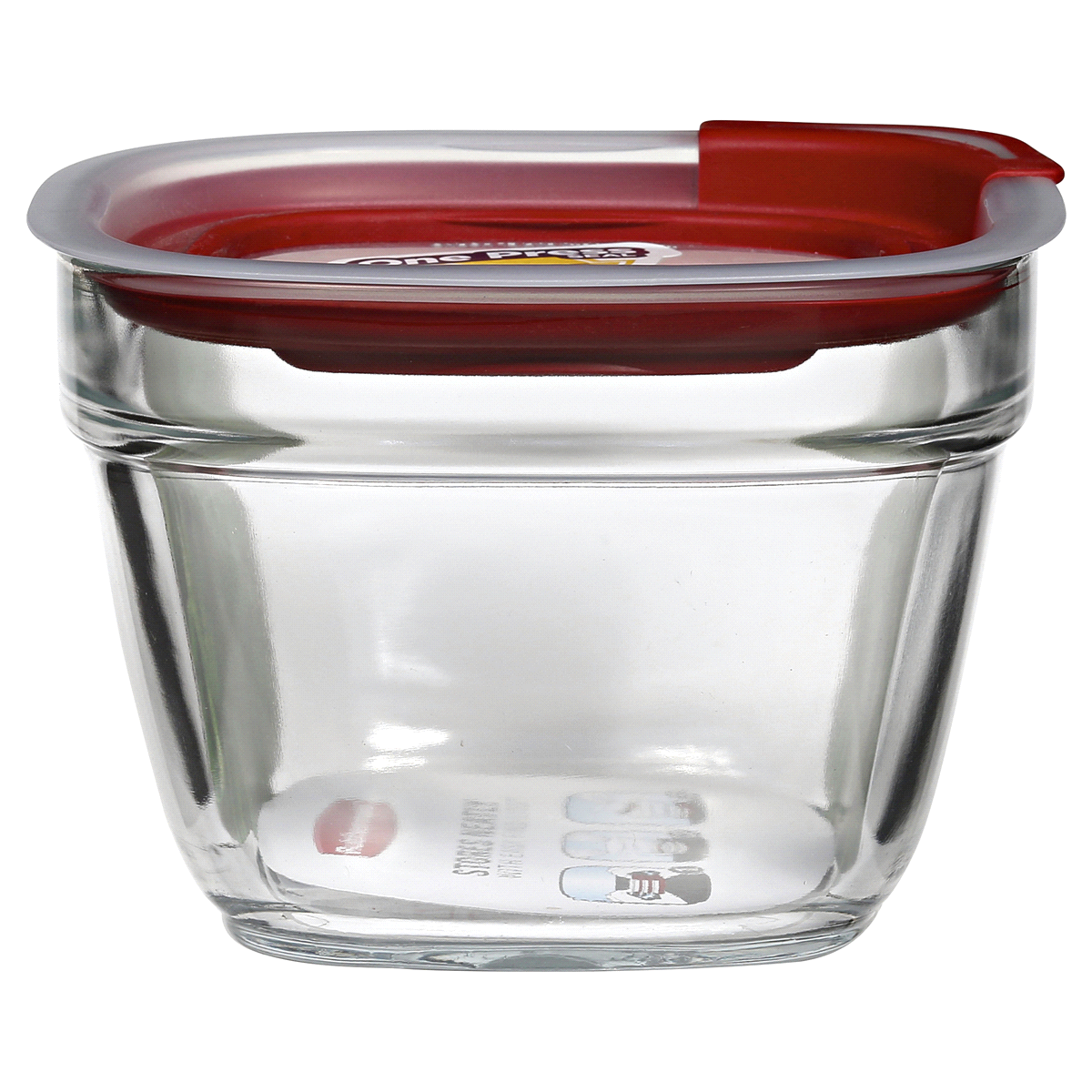 slide 2 of 7, Rubbermaid Glass Food Storage Container, 5.5 cup